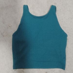 lululemon athletica Align Hign Neck Storm Teal Tank Top